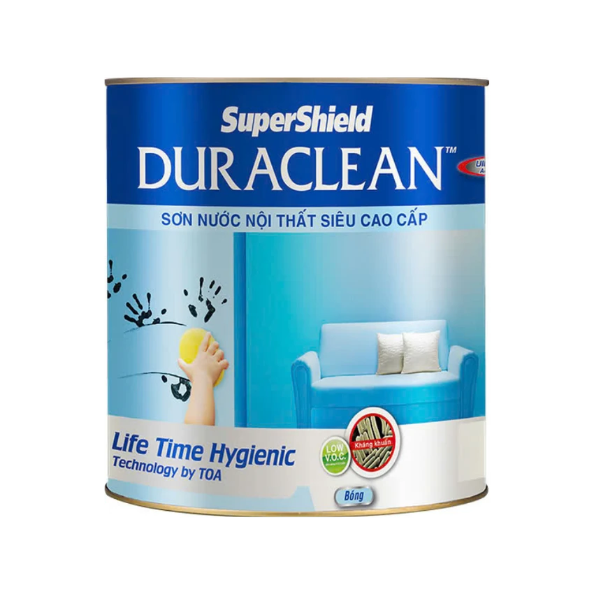 Lon Sơn nước nội thất siêu cao cấp SuperShield DuraClean