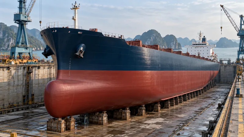 Hình minh họa ứng dụng Marine · Sơn hàng hải
